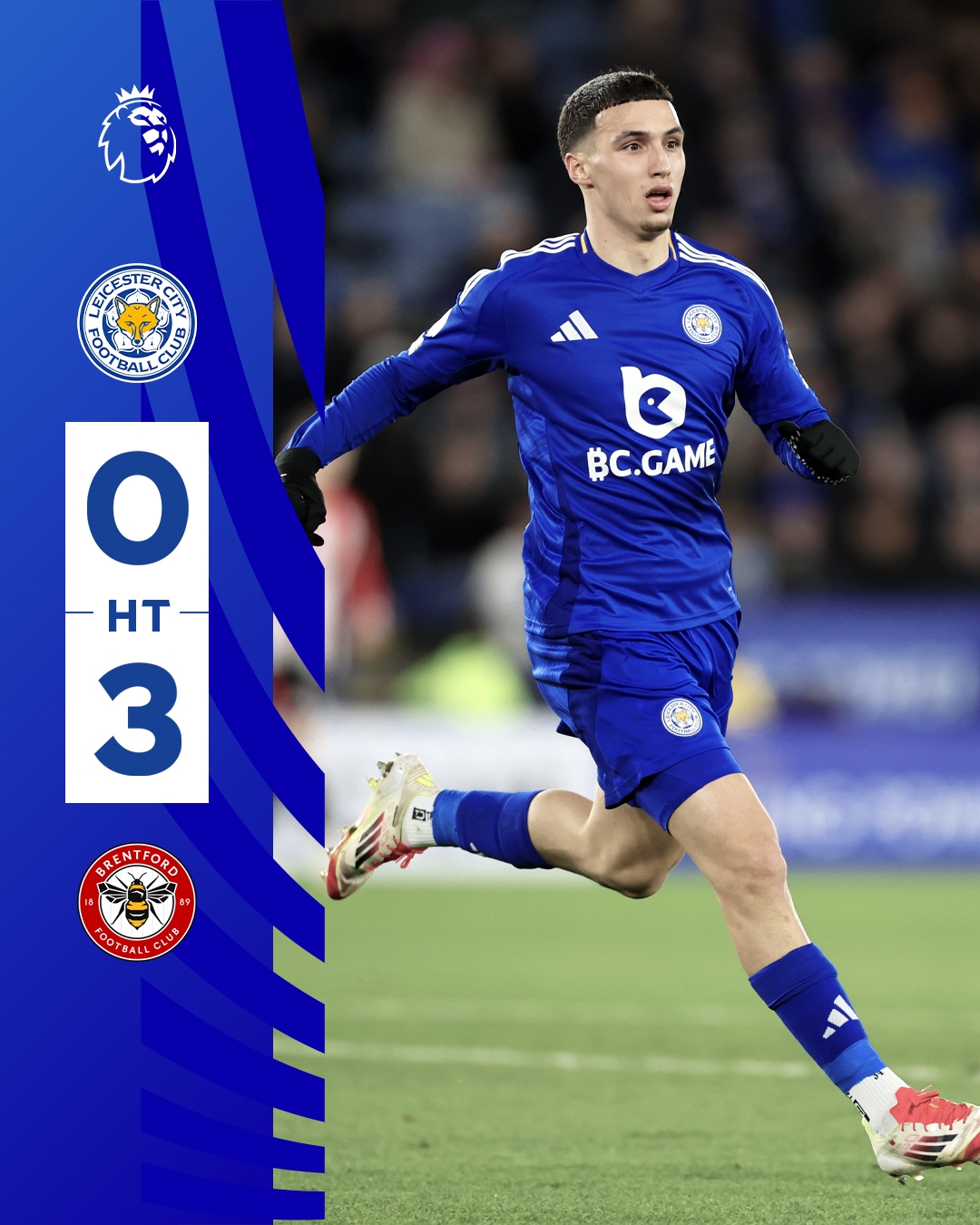  半場0-3！萊斯特若不進(jìn)球輸球，將主場6連敗0進(jìn)球創(chuàng)歷史最糟戰(zhàn)績