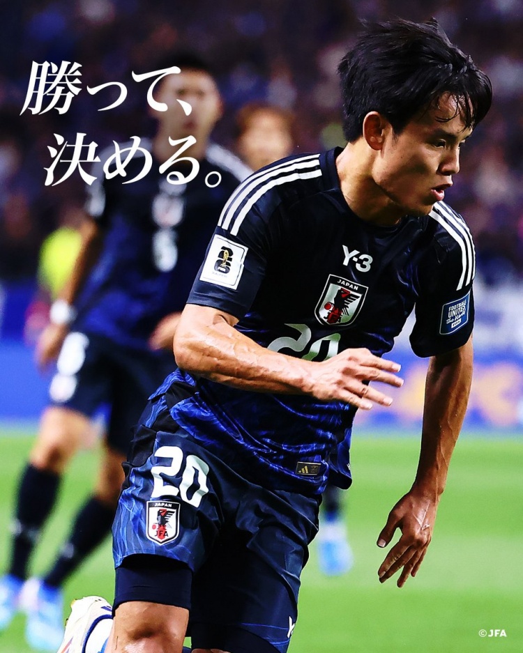  日本隊曬久保建英等球員海報預熱對陣巴林，獲勝將提前出線