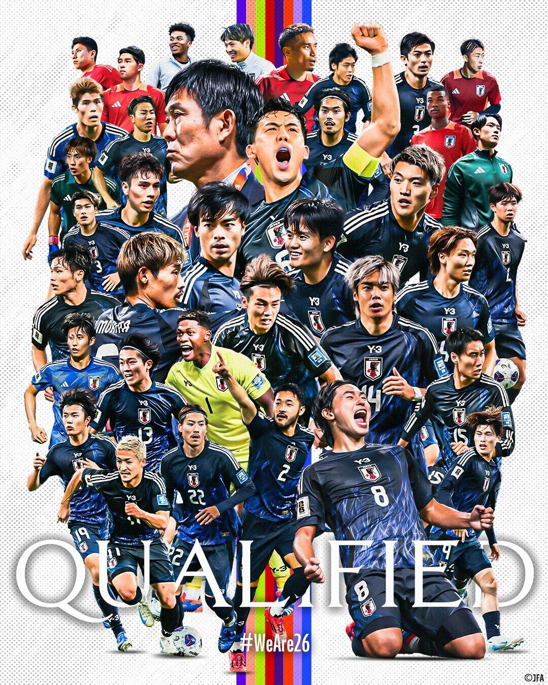  斷層領(lǐng)先！日本7輪6勝1平提前晉級(jí)世界杯，全球除東道主外首隊(duì)！