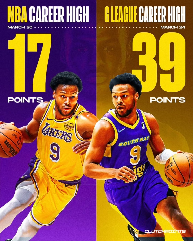  在進步！布朗尼一周內先后創(chuàng)下個人NBA和G聯(lián)盟單場得分新紀錄