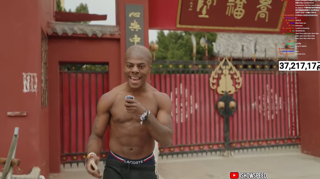  光頭造型！Speed中國行來到鄭州少林寺，上香拜佛學(xué)功夫