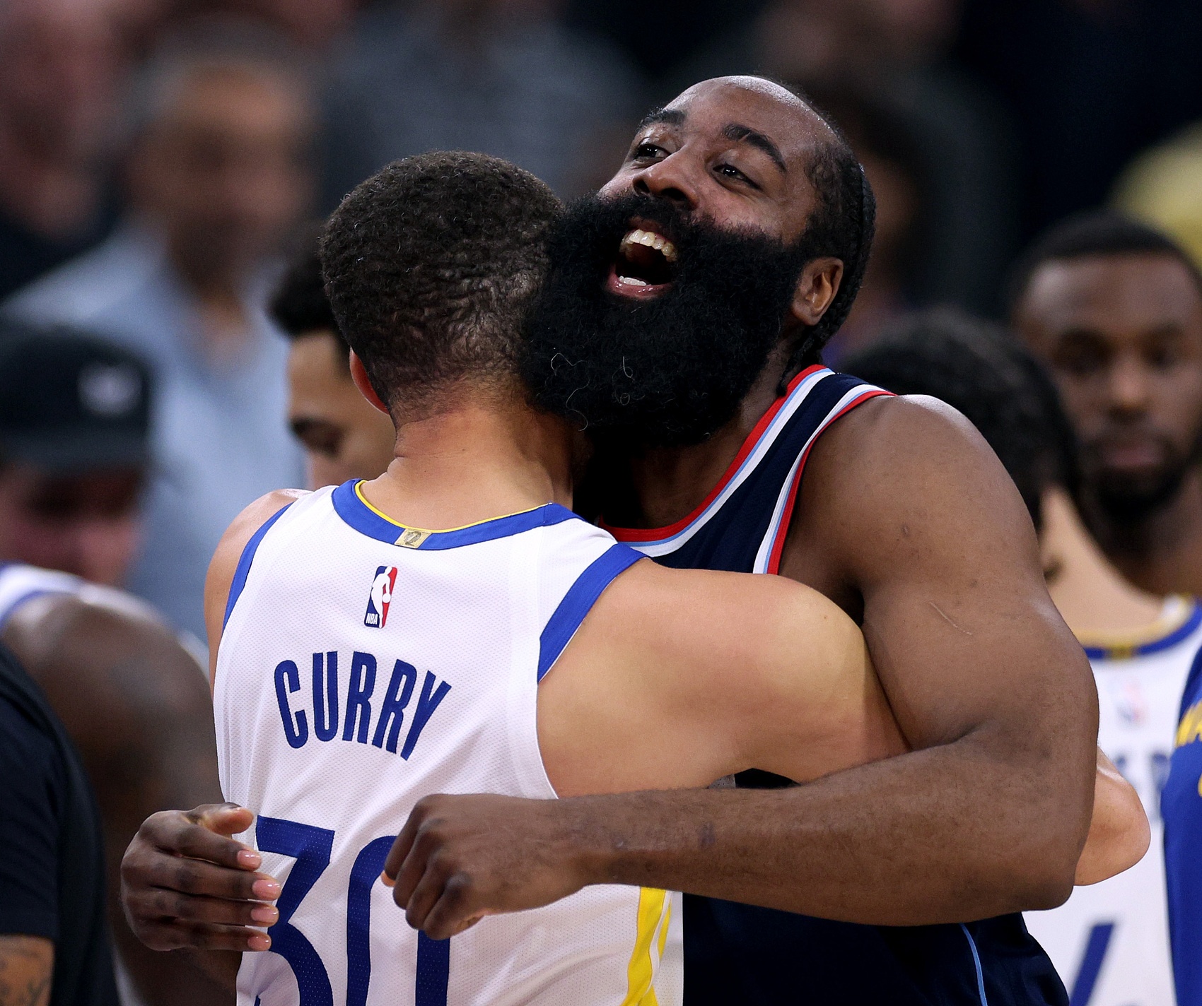  諸神黃昏！庫(kù)里哈登先后50+ NBA歷史首次兩名35歲以上球員轟50+！